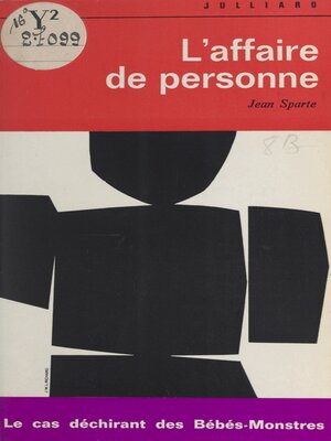 cover image of L'affaire de personne